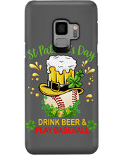 Load image into Gallery viewer, Baseball Drink Beer Day St Patrick's Day Gift For Baseball Lovers Phone case
