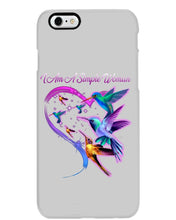 Load image into Gallery viewer, Hummingbirds Heart Shaped I Am A Simple Woman Gift For Mom Phone case
