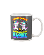 Load image into Gallery viewer, Camping Partners Because Going Crazy Alone Is Just Not As Much Fun Mug
