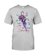 Load image into Gallery viewer, Butterflies Find Joy In The Journey Gift For Daughter Guys Tee
