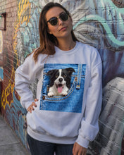 Load image into Gallery viewer, Border Collie In Denim Pocket Gift For Dog Lovers Sweatshirt
