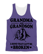 Load image into Gallery viewer, Grandma And Grandson A Bond That Can't Be Broken Custom Design Unisex Tank Top

