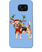 Load image into Gallery viewer, Beagle Gorgeous Reindeer Xmas Lights Gift For Dog Lovers Phone case
