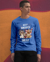 Load image into Gallery viewer, Keep America Great Yorkshire Terrier Gift For Dog Lovers Unisex Long Sleeve
