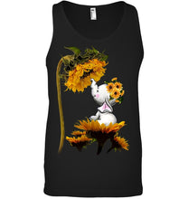 Load image into Gallery viewer, Elephant Sunflower Special Custom Design For Cute Girls Unisex Tank Top
