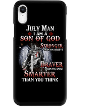 Load image into Gallery viewer, July Man Son Of God Birthday Meaningful Gift For Men Phone case
