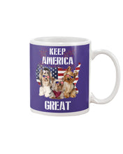 Load image into Gallery viewer, Keep America Great Yorkshire Terrier Gift For Dog Lovers Mug
