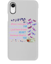 Load image into Gallery viewer, Butterflies When I Miss You I Just Have To Look Inside My Heart Gift For Lover Phone case
