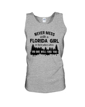 Load image into Gallery viewer, Gift For Florida Girl No One Will Find You Unisex Tank Top
