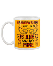 Load image into Gallery viewer, Grandpa's Girl I Used To Be His Angel Gift For Men Mug
