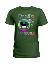 Load image into Gallery viewer, Lovely Phone Case Rainbow Design Stay Out Of My Bubble Gift For Friends Ladies Tee
