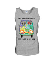 Load image into Gallery viewer, Elephants On A Dark Desert Highway Cool Wind In My Hair Unisex Tank Top
