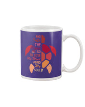 Load image into Gallery viewer, And Into The Ocean I Go To Lose My Mind Sea Turtle Mug
