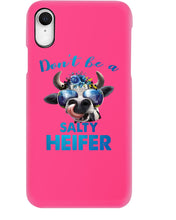 Load image into Gallery viewer, Don't Be A Salty Heifer Gift For Women Phone case
