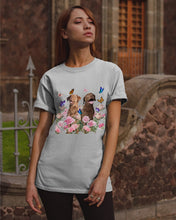 Load image into Gallery viewer, Gift For Dog LoversChesapeake Bay Retriever With Peonies Guys Tee
