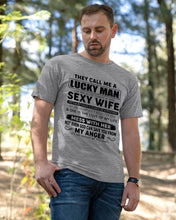 Load image into Gallery viewer, Gift For Husband I Have A Sexy Wife Guys Tee
