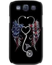 Load image into Gallery viewer, Lovely Coffee Cup Stethoscopes With Wings Gift For Nurse Phone case
