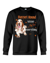 Load image into Gallery viewer, Basset Hound Kisses Fix Everything Gift For Dog Lovers Sweatshirt

