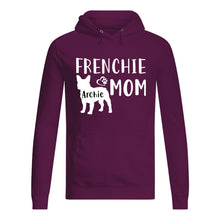 Load image into Gallery viewer, Frenchie Archie Mom  Special Custom Design For Personalized Name Hoodie
