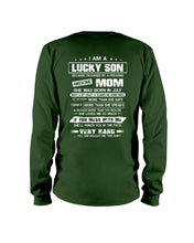 Load image into Gallery viewer, Gift For Son Who Raised By A Freaking Awesome July Mom She's A Bit Crazy Unisex Long Sleeve
