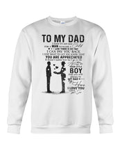 Load image into Gallery viewer, Giving For  Dad Let You Know You're Appreciated  Custom Design Sweatshirt
