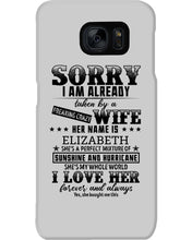 Load image into Gallery viewer, Gift For Husband I Love Here Forever And Always Phone case
