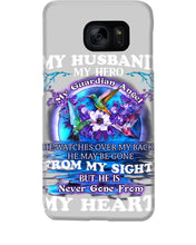 Load image into Gallery viewer, Hummingbird My Husband My Guardian Angel Gift For Angel Husband Phone case
