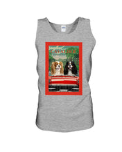 Load image into Gallery viewer, Cavalier Happy Holiday Gift For Dog Lovers Unisex Tank Top
