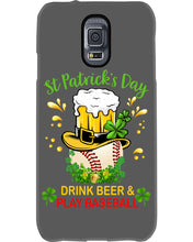 Load image into Gallery viewer, Baseball Drink Beer Day St Patrick's Day Gift For Baseball Lovers Phone case
