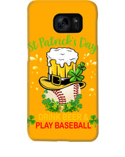 Load image into Gallery viewer, Baseball Drink Beer Day St Patrick's Day Gift For Baseball Lovers Phone case
