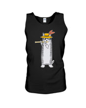 Load image into Gallery viewer, Cat Plays Flute Special Custom Design For Music Lovers Unisex Tank Top
