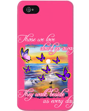 Load image into Gallery viewer, Butterfly Sunset On Beach Those We Love Don't Go Away Gift For Lover Phone case
