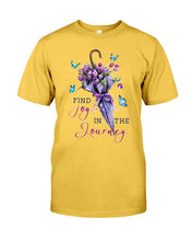 Load image into Gallery viewer, Butterflies Find Joy In The Journey Gift For Daughter Guys Tee
