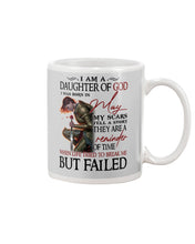Load image into Gallery viewer, I'm Daughter Of God I Was Born In May My Scars Tell A Story Mug
