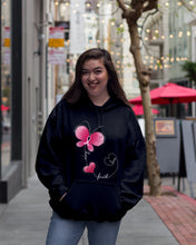 Load image into Gallery viewer, Faith Butterfly Breast Cancer Awareness Custom Design Hoodie
