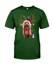 Load image into Gallery viewer, Australian Terrier Gorgeous Reindeer Christmas Gift For Dog Lovers Guys Tee
