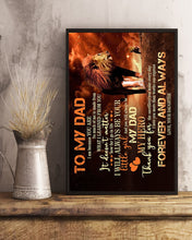 Load image into Gallery viewer, Lion Gift For Mom I'll Always Be There Little Girl Vertical Poster

