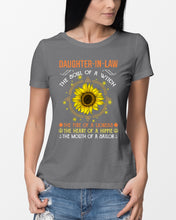 Load image into Gallery viewer, Daughter-in-law A Soul Of A Witch Fire Of A Lioness Ladies Tee
