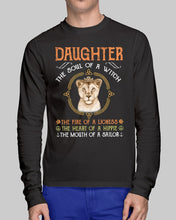 Load image into Gallery viewer, Daughter The Soul Of Witch The Fire Of Lioness Unisex Long Sleeve
