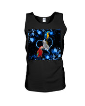 Load image into Gallery viewer, Lovely Phone Case Twinkling Blue Heart Gift For Parrots Lovers Unisex Tank Top
