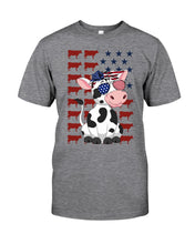 Load image into Gallery viewer, Lovely Phone Case Cow And American Flag Gift For Cow Lovers Guys Tee
