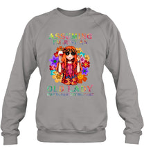 Load image into Gallery viewer, I Am Just An Old Lady Was Your First Mistake Hippie Sweatshirt
