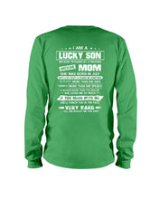Load image into Gallery viewer, Gift For Son Who Raised By A Freaking Awesome July Mom She's A Bit Crazy Unisex Long Sleeve

