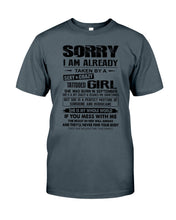 Load image into Gallery viewer, I'm Already Taken By    September Sexy And Crazy Girl For Birthday Gift Guys Tee

