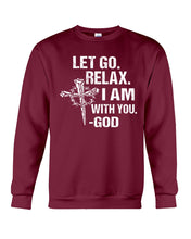 Load image into Gallery viewer, Let You Relax I Am With You Gray Background Sweatshirt
