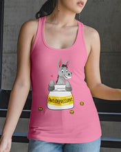 Load image into Gallery viewer, Funny Donkey Anti Depressant Meaning Gift For Women Ladies Flowy Tank
