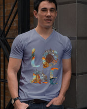 Load image into Gallery viewer, Love Trucker Simple Unique Custom Design For Personalized Job Gift Guys V-Neck
