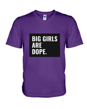 Load image into Gallery viewer, Big Girls Are Dope Unique Custom Design Guys V-Neck
