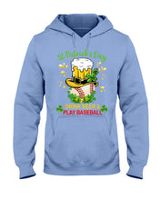 Load image into Gallery viewer, Baseball Drink Beer Day St Patrick's Day Gift For Baseball Lovers Hoodie
