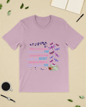 Load image into Gallery viewer, Butterflies When I Miss You I Just Have To Look Inside My Heart Gift For Lover Guys Tee
